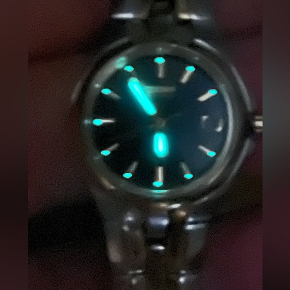 Citizen Eco-Drive Two Toned Ladies 100m Analog/Date EO11-K15711  Black Dial - Picture 6 of 7